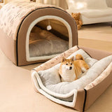 Cozy Winter Dog House Mat for Big Dogs - Detachable & Washable!