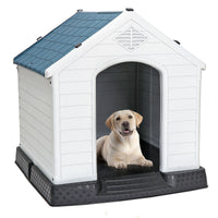 "Cozy Water-Resistant Dog House for Small to Medium Outdoor Pets"