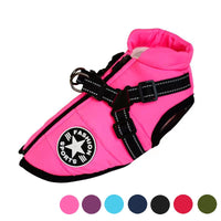 "Ultimate Waterproof Dog Jacket: Cozy Winter Harness Vest for Small Breeds - Perfect for Shih Tzus, Chihuahuas, and Pugs!"