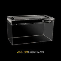 "Premium Acrylic Reptile Terrarium - Ideal Breeding Box for Bearded Dragons, Tarantulas & More!"