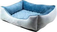 Orthopedic Medium Dog Bolster Bed. Comfortable Bed with Supportive Insert