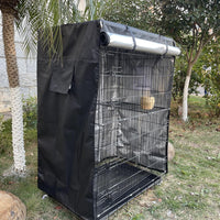 "Good Night Blackout Birdcage Cover - Universal, Breathable & Washable - Black - 20"W x 20"D x 30"H"