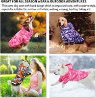 "Cozy Camo Dog Hoodie - Warm & Stylish Sweatshirt with Pocket for All Sizes!"