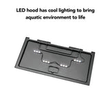 20 Gallon Aquarium Starter Kit with LED Lighting and 20 High Glass