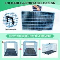 30 Inch Foldable Large Dog Crate for Large Dogs.        