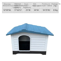 Plastic Warm Kennel Rainproof Outdoor Medium and Large Dog House Golden Retriever Dog Cage Dog House Sun Protection Dog Supplie