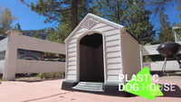 "Cozy Water-Resistant Dog House for Small to Medium Outdoor Pets"