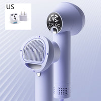 Silent Smart Pet Hair Dryer & Grooming Comb for Dogs & Cats - Safe & Effective Cleaning Supplies