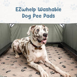 Premium Reusable Dog Pee Pads - Washable Waterproof Potty Training Mats