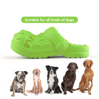 Ultimate Squeaky Dog Chew Toy - Tough Teeth Cleaning Shoe Shape for Aggressive Chewers