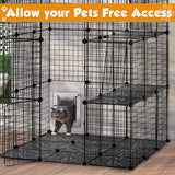 Extra Large DIY Cat Cage Playpen: Spacious Metal Wire Pet Kennel for Indoor Small Animals