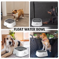 "Ultimate No-Spill Pet Water Bowl - 35oz/1L Travel-Ready Drip-Free Feeder for Dogs and Cats!"