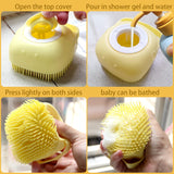 Ultimate Pet Bath Brush & Shampoo Dispenser - Soft Silicone Grooming Tool for Dogs & Cats 