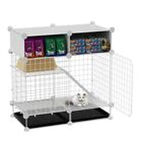 Spacious Indoor Rabbit Cage with Large Pull-Out Drawer