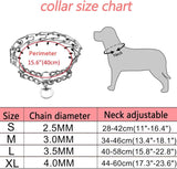 "Gold Adjustable Dog Prong Collar with Comfort Rubber Tips - Ideal for Small to Large Dogs"