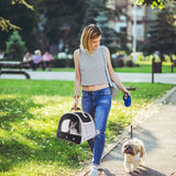 "Ultimate Portable Travel Carrier for Small Pets - Guinea Pig, Hamster, Bearded Dragon & Birds - Clear View Design for Outdoor & Vet Trips!"