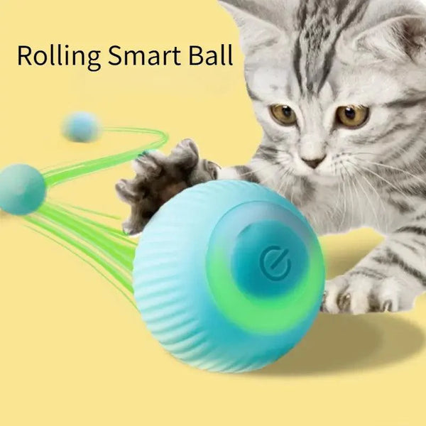 Interactive Fordecat Electric Rolling Ball Toy for Cats – Keep Your Feline Entertained and Active!