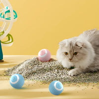 "Smart Rolling Magic Ball: Interactive Electronic Toy for Playful Cats and Dogs - Keep Your Feline Engaged Indoors!"