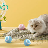 "Smart Rolling Magic Ball: Interactive Electronic Toy for Playful Cats and Dogs - Keep Your Feline Engaged Indoors!"