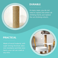 Durable Cat Scratching Post with Hemp Rope - Ultimate Cat Climber & Tree Replacement!