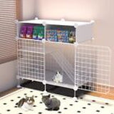 Spacious Indoor Rabbit Cage with Large Pull-Out Drawer