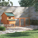 137" Chicken Coop Wooden Large House       