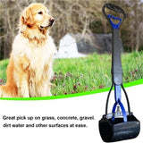 "Long Handle Dog Pooper Scooper - Efficient Waste Cleaning Tool for Dogs and Cats"