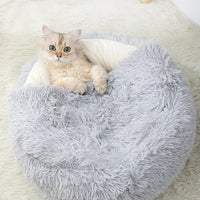 Luxury Cozy Pet Bed with Hooded Cover for Small to Medium Pets