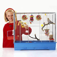 "Set of 4 Small Parrot Chewing and Foraging Toys for Bird Cage - Ideal for Parakeets, Parrotlets, Lovebirds, and Cockatiels"