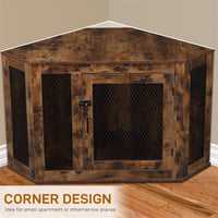 44" Furniture Corner Dog Crate    