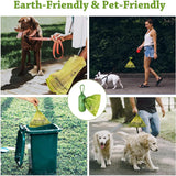 Professional title: "270-Count Dog Waste Bags with Dispenser - Leak-Proof, Extra Thick, Strong for Dogs and Cats - Ideal for Outdoor Puppy Walking"