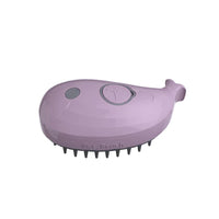 Electric Paw-Shaped Cat and Dog Grooming Brush with Steam and Water Spray for Bathing and Massage