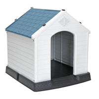 "Cozy Water-Resistant Dog House for Small to Medium Outdoor Pets"