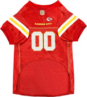 Official NFL Kansas City Chiefs Dog Jersey - Medium Size