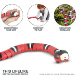 "Smart Sensing Rechargeable Snake Toy - Interactive Simulation for Kids and Pets - Perfect Holiday Gift"