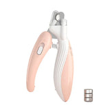 "LED Light Pet Nail Clippers: Professional Grooming Scissors for Dogs, Cats, and Small Animals"