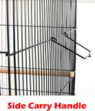 "Large 30" Flight Bird Breeding Cage - Set of 4 in Black"