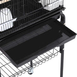 Deluxe 64-Inch Open Top Bird Cage with Rolling Stand   