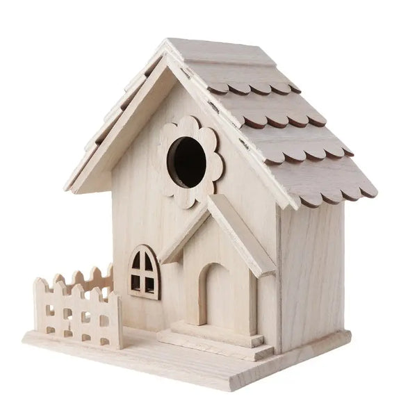 Charming Wooden Birdhouse - Perfect for Garden, Backyard & Balcony Decor