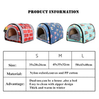 Foldable Pet House and Travel Dog Bed