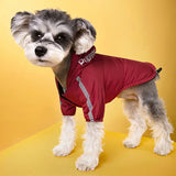 "Cozy & Waterproof Reflective Pet Jacket - Winter Fleece Coat for Small & Medium Dogs, Perfect for Chihuahuas!"