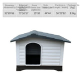 Plastic Warm Kennel Rainproof Outdoor Medium and Large Dog House Golden Retriever Dog Cage Dog House Sun Protection Dog Supplie