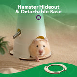 'S Hamster Water Bottle with Stand & Hideout Space (150Ml) Convenient and Comfortable Solution for Dwarf Hamsters Gerbil