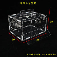 "Crystal Clear Luxury Hamster Villa Cage with Single Layer Foundation"