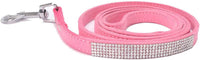 "Reflective Microfiber Pet Collar Leash Set for Small & Medium Dogs"