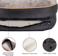 Pamper Your Pup with the Luxurious Large Orthopedic Memory Foam Dog Bed