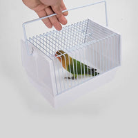 "Portable Bird Transport Cage - 1PCS Handheld Bird Carrier for Safe and Easy Travel!"