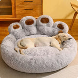 Ultimate Cozy Fleece-Lined Dog Bed for Medium to Large Breeds