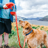 "Ultimate 4-in-1 Durable Retractable Dog Leash with Water Bottle and Bowl for Active Adventures!"