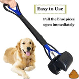 "Long Handle Dog Pooper Scooper - Efficient Waste Cleaning Tool for Dogs and Cats"